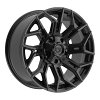 Gear Offroad 776B Flair Gloss Black Custom Truck Wheels 7