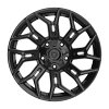 Gear Offroad 776B Flair Gloss Black Custom Truck Wheels 8