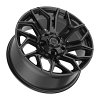 Gear Offroad 776B Flair Gloss Black Custom Truck Wheels 9