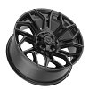 Gear Offroad 776B Flair Gloss Black Custom Truck Wheels 11