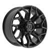 Gear Offroad 776B Flair Gloss Black Custom Truck Wheels 13