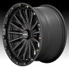 KMC KM102 Signal Machined Black Grey Tint Custom Truck Wheels 2