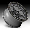 KMC Dirty Harry KM541 Satin Gray Custom Wheels Rims 2