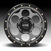 KMC Dirty Harry KM541 Satin Gray Custom Wheels Rims 3