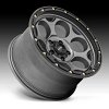 KMC Dirty Harry KM541 Satin Gray Custom Wheels Rims 5