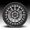 KMC Canyon KM719 Machined Black Gray Tint Custom Wheels Rims 3