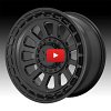 XD Series XD856 Omega Satin Black Custom Wheels Rims 7