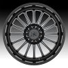 XD Series XD857 Whiplash Machined Black Grey Tint Custom Wheels Rims 3