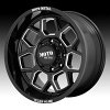 Moto Metal MO803 Banshee Gloss Black Milled Custom Wheels Rims 4