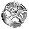 Motiv 440C Lunar Chrome Custom Wheels 5