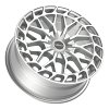 Motiv 442S Breach Gloss Silver Custom Wheels 5