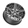 Motiv 443MB Valor Machined Gloss Black Custom Wheels 8