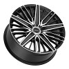 Motiv 443MB Valor Machined Gloss Black Custom Wheels 5