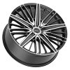 Motiv 443MB Valor Machined Gloss Black Custom Wheels 2