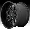 Moto Metal MO801 Phantom Machined Black Gray Tint Custom Wheels Rims 5