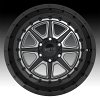 Moto Metal MO801 Phantom Machined Black Gray Tint Custom Wheels Rims 3