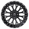 TIS Offroad 566BM Gloss Black Milled Custom Truck Wheels 3