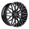 TIS Offroad 566BM Gloss Black Milled Custom Truck Wheels 7