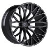 TIS Offroad 566BM Gloss Black Milled Custom Truck Wheels 13