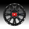 Worx Offroad 821B Gloss Black Custom Truck Wheels 7