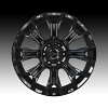 Worx Offroad 821B Gloss Black Custom Truck Wheels 6