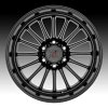 XD Series XD857 Whiplash Satin Black Custom Truck Wheels Rims 6