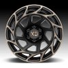 XD Series XD860 Onslaught Machined Black Bronze Tint Custom Truck Wheels Rims 3