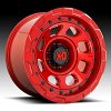 XD Series XD861 Storm Candy Red Custom Truck Wheels Rims 4