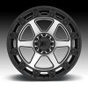 XD Series XD862 Raid Satin Black Machined Custom Truck Wheels Rims 3