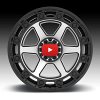 XD Series XD862 Raid Satin Black Machined Custom Truck Wheels Rims 7