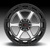 XD Series XD862 Raid Satin Black Machined Custom Truck Wheels Rims 6