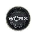 CAP-WX8-B20 / Worx Alloy Gloss Black 8-Lug Snap On Center Cap 2