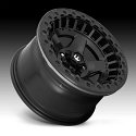 Fuel Warp Beadlock D118 Matte Black Custom Wheels Rims 3