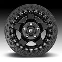 Fuel Warp Beadlock D118 Matte Black Custom Wheels Rims 4