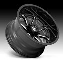 Fuel Hammer D749 Gloss Black Milled Custom Truck Wheels Rims 4