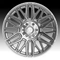 Gear Offroad 770BS Edge Brushed Silver Custom Truck Wheels 3