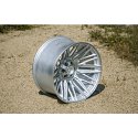 Gear Offroad 770BS Edge Brushed Silver Custom Truck Wheels 5