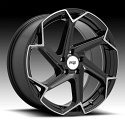 Niche Flash M255 Gloss Black Custom Wheels 2