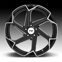 Niche Flash M255 Gloss Black Custom Wheels 4