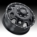 Ultra 017BM Warlock Dually Gloss Black Custom Wheels Rims 3