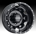 Ultra 017BM Warlock Dually Gloss Black Custom Wheels Rims 4