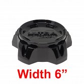 89-0050BKX / Ultra Gloss Black Bolt-On Center Cap 4