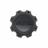 89-9778SBB / Ultra Satin Black 8x6.5 Bolt-On Center Cap 2