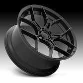 Asanti Black Label ABL37 Monarch Satin Black Custom Wheels 2