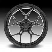 Asanti Black Label ABL37 Monarch Satin Black Custom Wheels 3