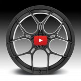 Asanti Black Label ABL37 Monarch Satin Black Custom Wheels 4