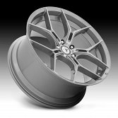 Asanti Black Label ABL37 Monarch Titanium Brushed Custom Wheels 2