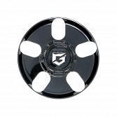 CAP-5C1-B20 / Gear Alloy Gloss Black Snap In Center Cap 2