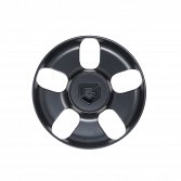 CAP-5H-M22 / Gear Alloy Satin Black 5 Lug Snap In Center Cap 2