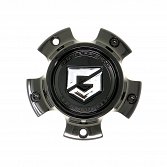 CAP-5L-B21 / Gear Alloy Gloss Black Bolt On Center Cap 2